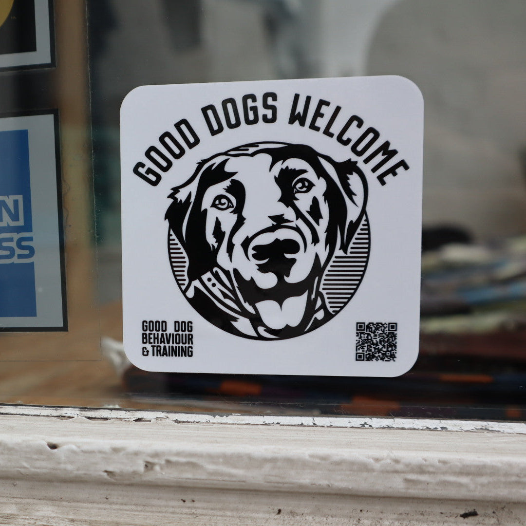 Good Dogs Welcome Sticker