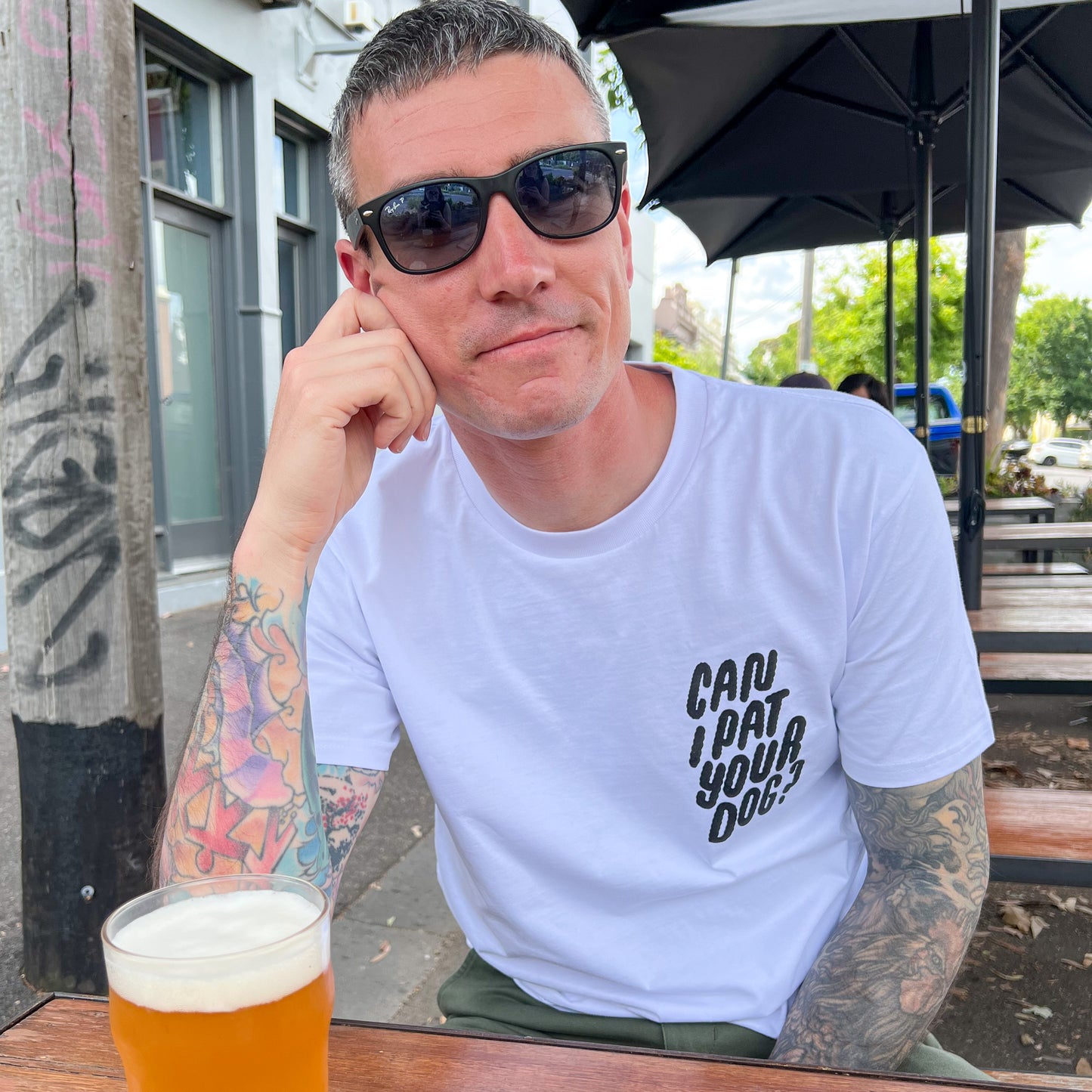 Can I Pat Your Dog Adult Tee