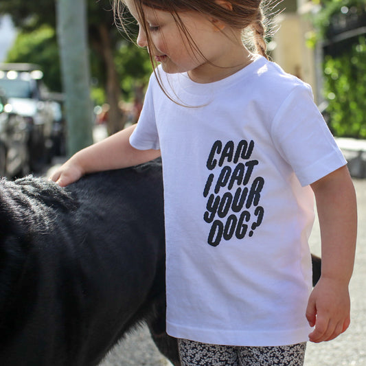 Can I Pat Your Dog Kids Tee